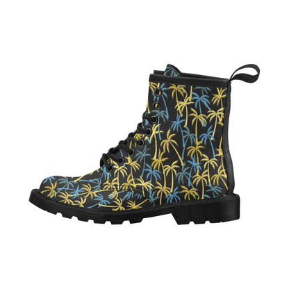 Palm Tree Pattern Women's Boots