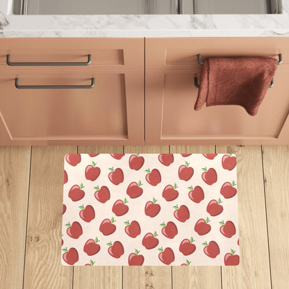 Apple Pattern Print Design AP01 Kitchen Mat