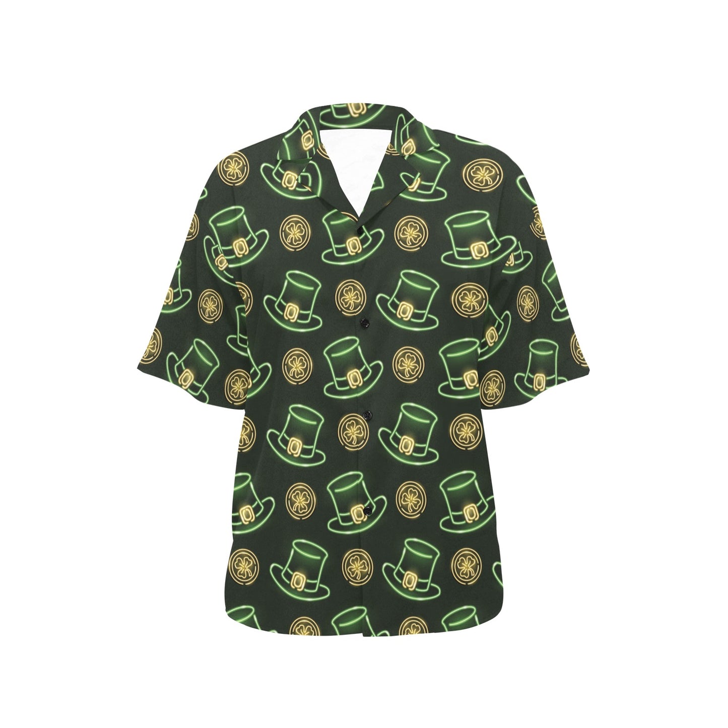 St Patricks Day Print Design LKS308 Women's Hawaiian Shirt