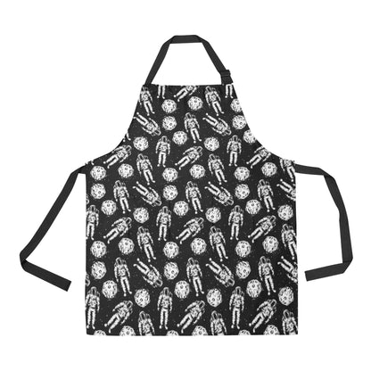 Astronaut Pattern Print Design 03 Apron with Pocket