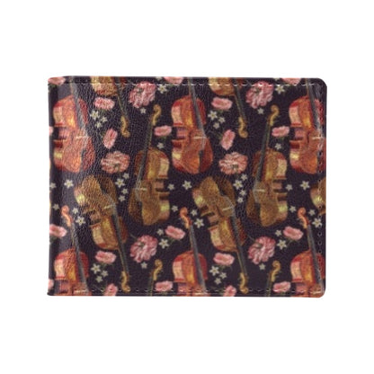 Violin Print Design LKS402 Men's ID Card Wallet