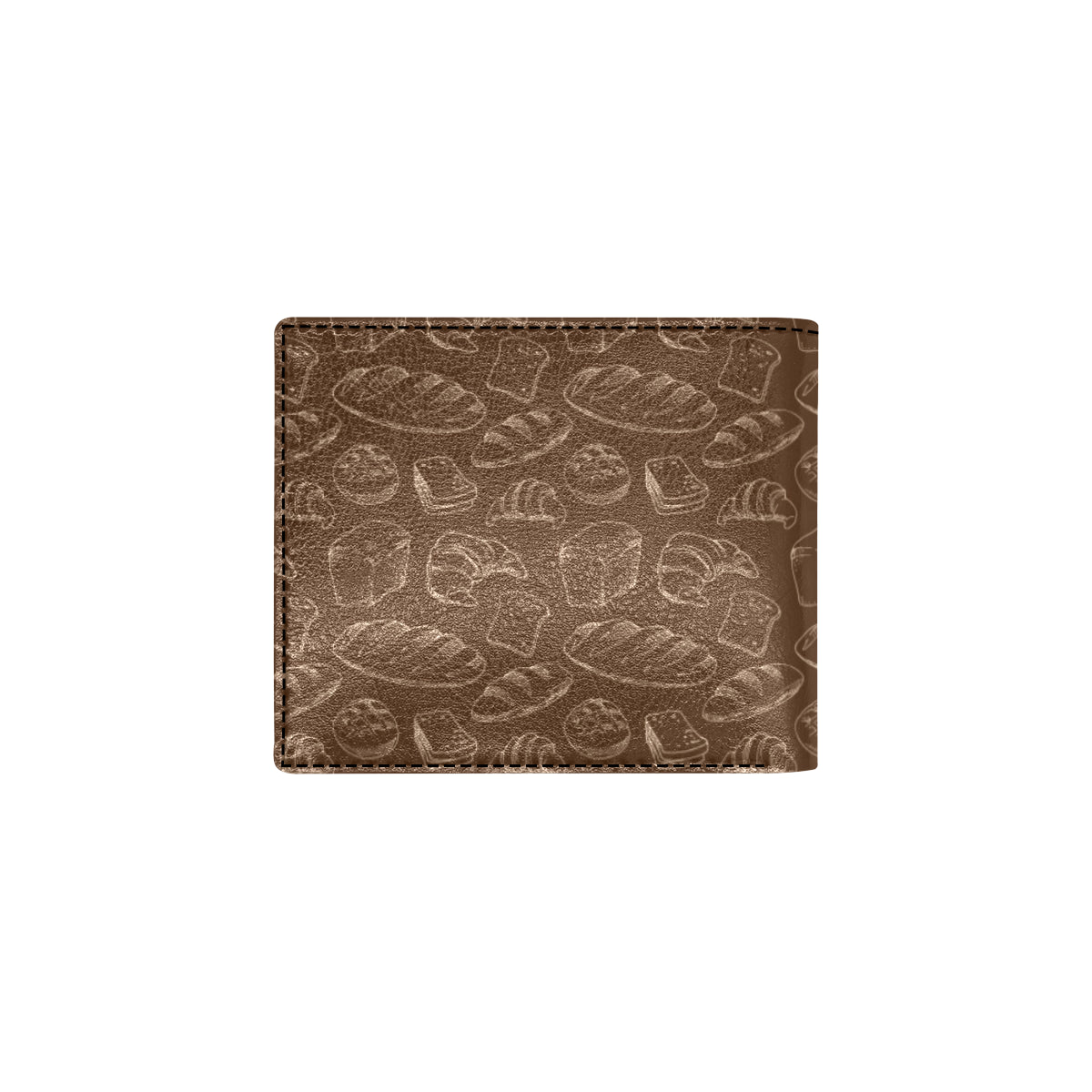 Bread Pattern Print Design 02 Men's ID Card Wallet