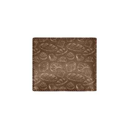 Bread Pattern Print Design 02 Men's ID Card Wallet