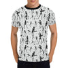 Skeleton Music Player Print Design LKS303 Men's All Over Print T-shirt