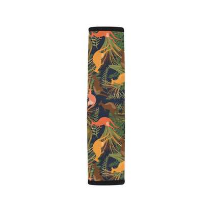Kangaroos Pattern Print Design 07 Car Seat Belt Cover