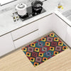 African Pattern Print Design 08 Kitchen Mat