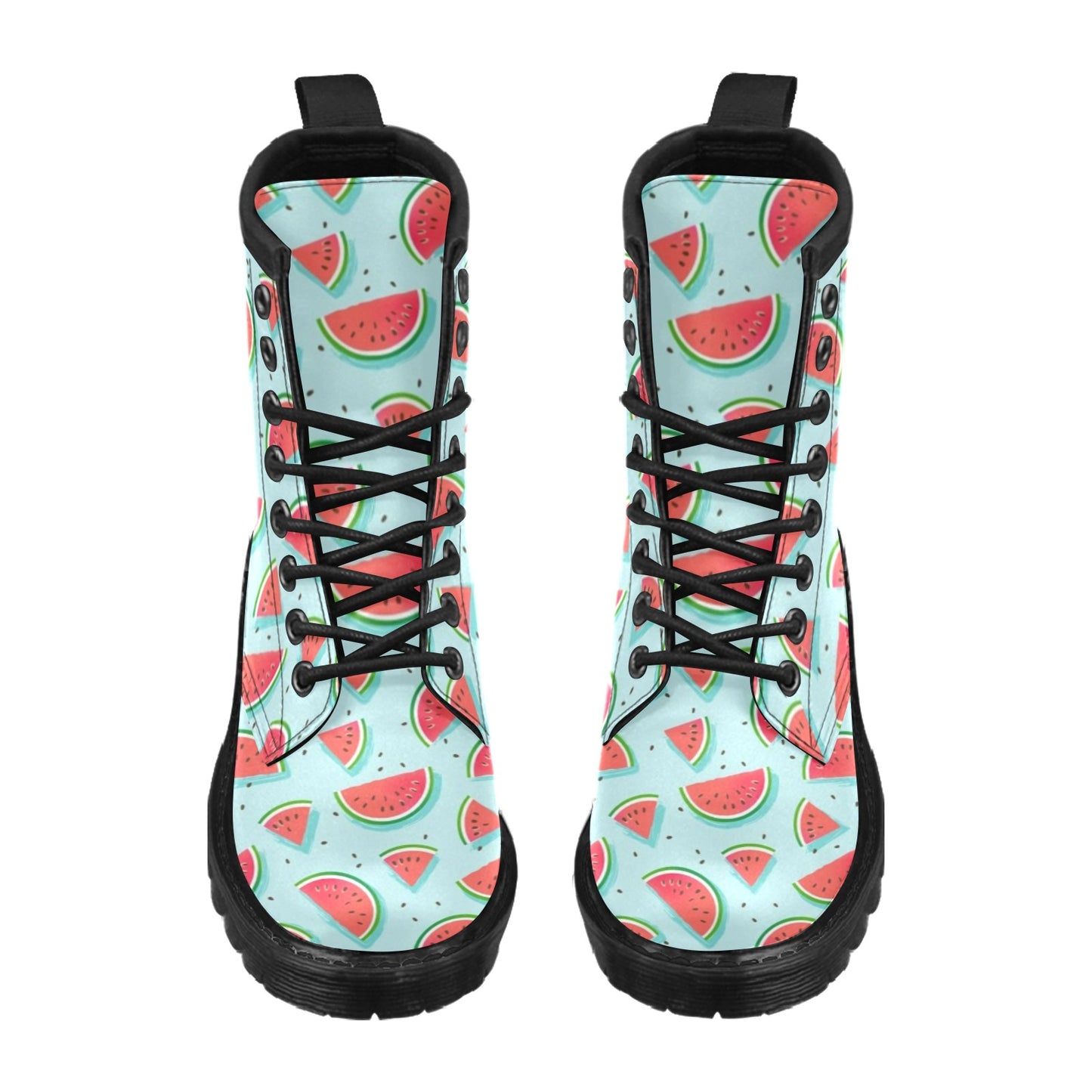 Watermelon Pattern Print Design WM03 Women's Boots