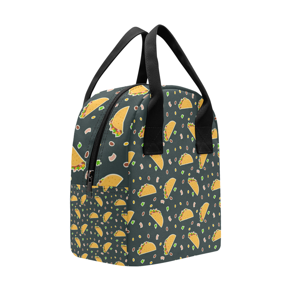 Taco Pattern Print Design TC02 Insulated Lunch Bag