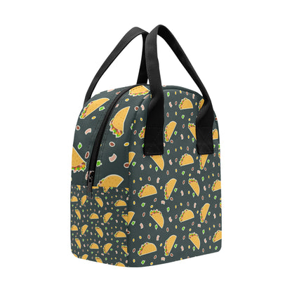 Taco Pattern Print Design TC02 Insulated Lunch Bag
