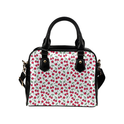 Cherry Pattern Print Design 03 Shoulder Handbag