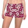 Cherry Blossom Pattern Print Design CB06 Yoga Shorts