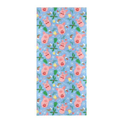 Pig Print Design LKS404 Beach Towel 32" x 71"