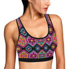 Mexican Pattern Print Design 02 Sports Bra