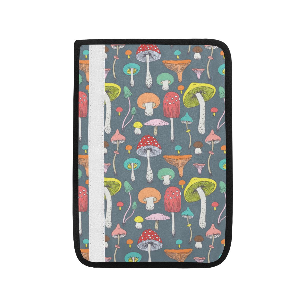 Mushroom Pattern Print Design A03 Car Seat Belt Cover
