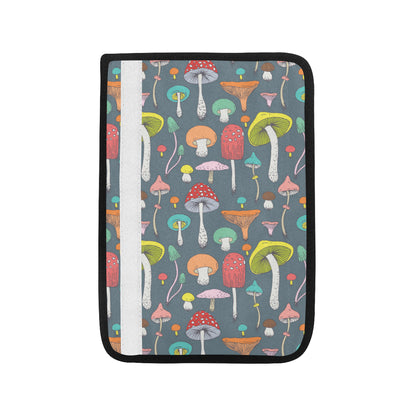 Mushroom Pattern Print Design A03 Car Seat Belt Cover