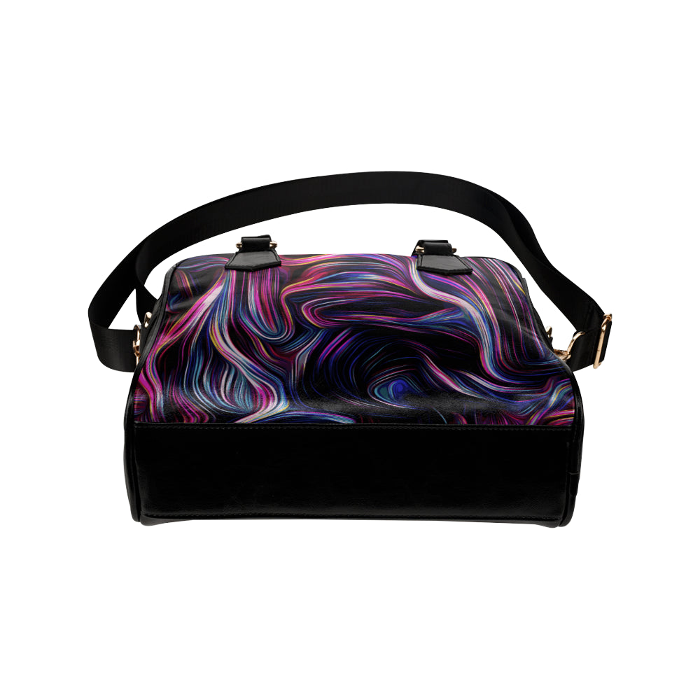 Liquid Pattern Print Design 01 Shoulder Handbag
