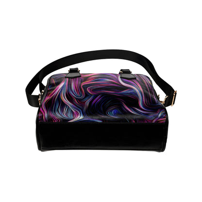 Liquid Pattern Print Design 01 Shoulder Handbag