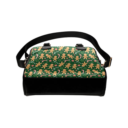 Gingerbread Pattern Print Design 04 Shoulder Handbag