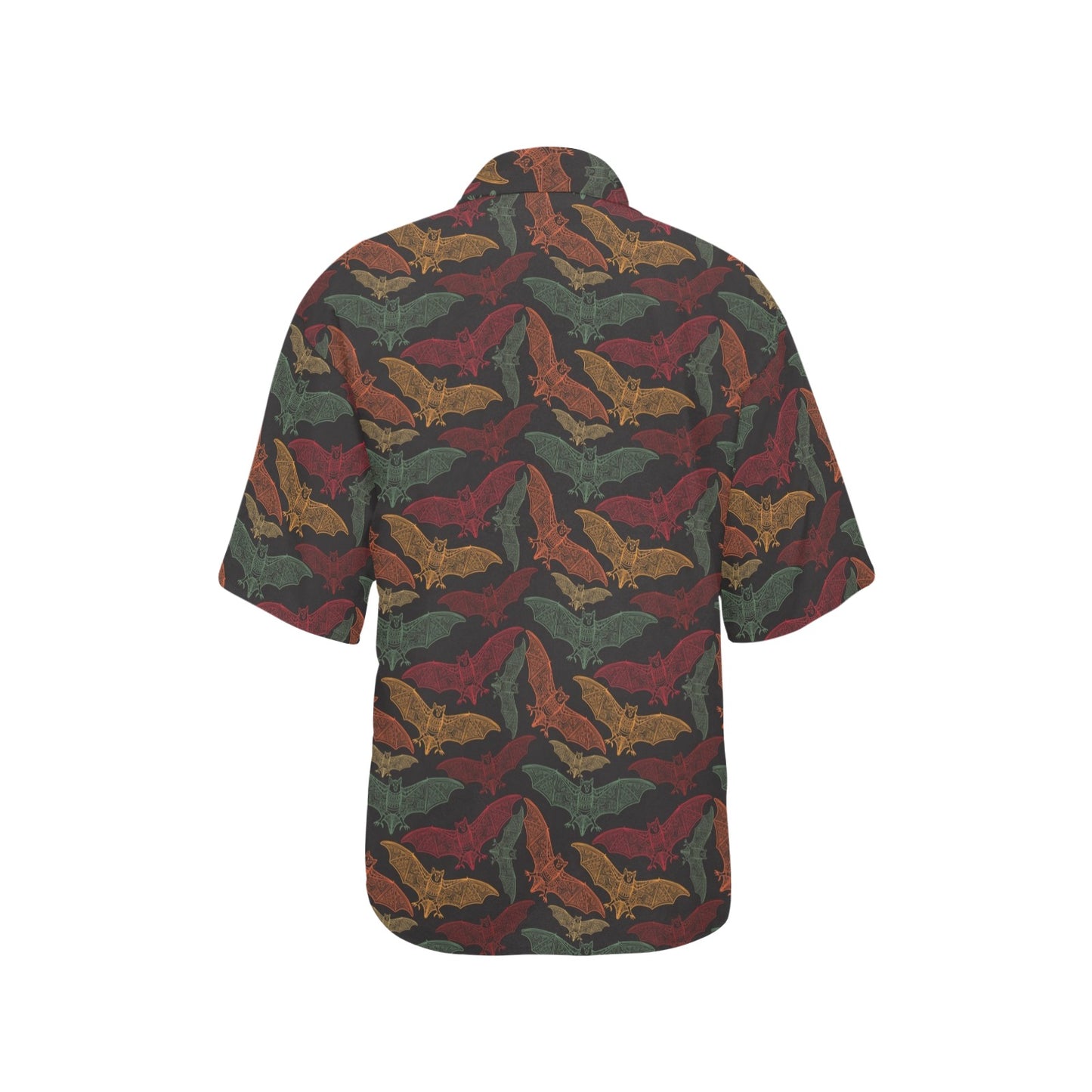 Bat Tribal Pattern Print Design 03 Women's Hawaiian Shirt