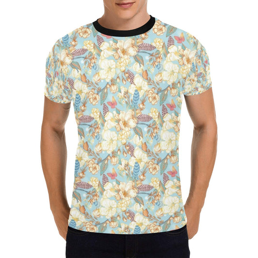 Summer Floral Print Design LKS302 Men's All Over Print T-shirt