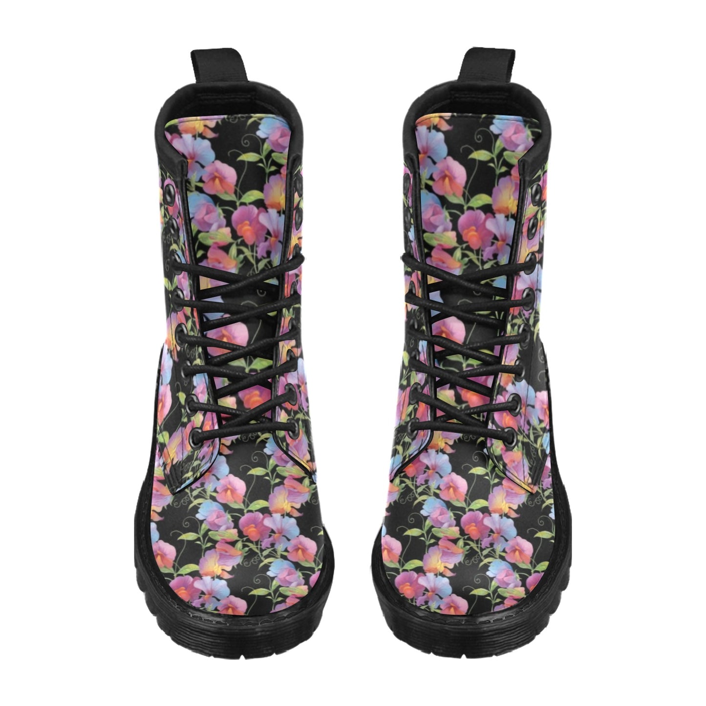 Peony Pattern Print Design PE012 Women's Boots