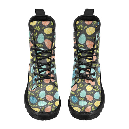 Easter Eggs Pattern Print Design RB01 Women's Boots