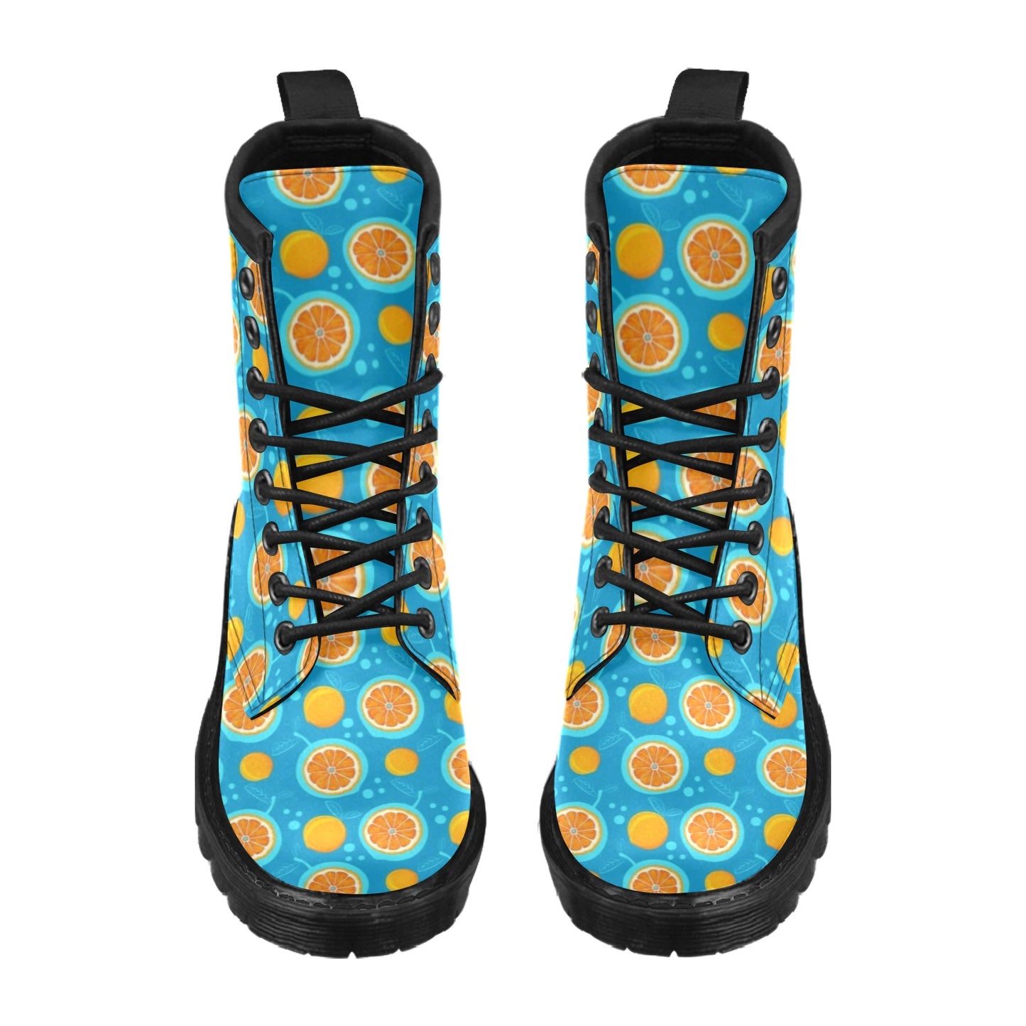 Grapefruit Pattern Print Design GF03 Women's Boots