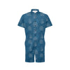 Nautical Pattern Print Design A04 Men's Romper