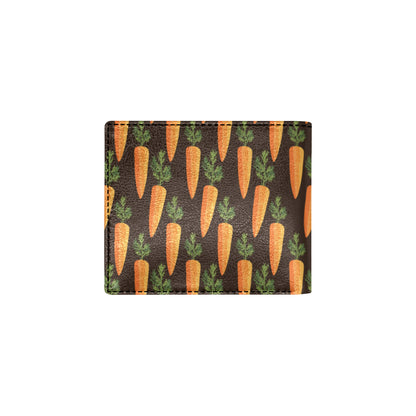 Carrot Pattern Print Design 06 Men's ID Card Wallet