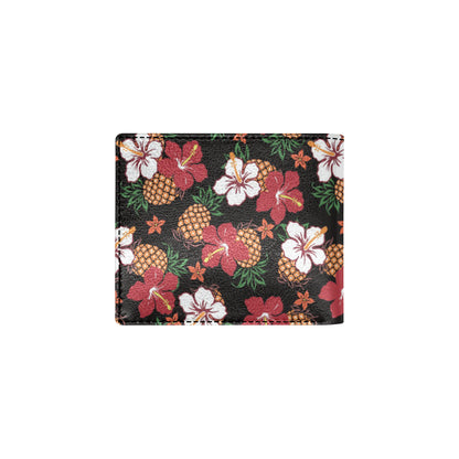 Hawaiian Themed Pattern Print Design H013 Men's ID Card Wallet