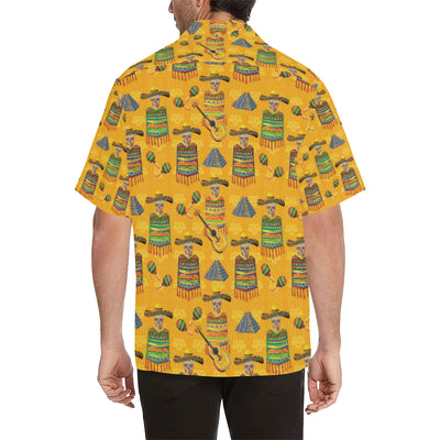 Maracas Mexican Style Pattern Print Design 02 Men's Hawaiian Shirt