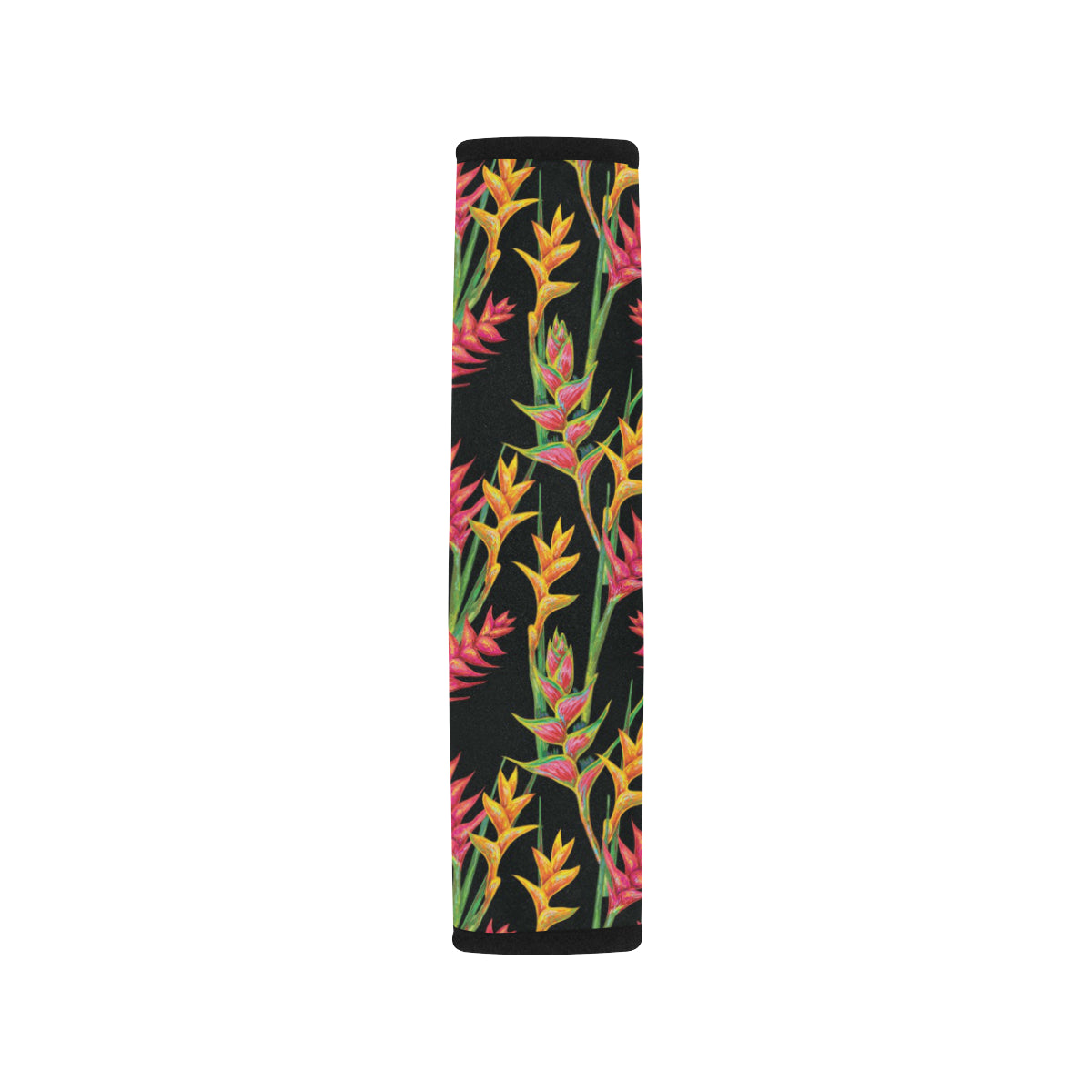 Heliconia Pattern Print Design HL01 Car Seat Belt Cover