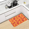 Elm Leave Autum Print Pattern Kitchen Mat