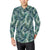 Sun Spot Tropical Palm Leaves hower Curtain Men's Long Sleeve Shirt