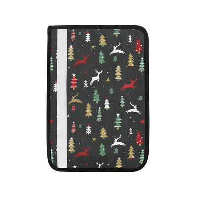 Christmas Tree Deer Style Pattern Print Design 03 Car Seat Belt Cover