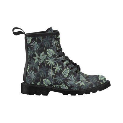 Rainforest Pattern Print Design RF02 Women's Boots