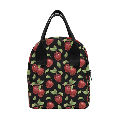 Apple Pattern Print Design AP011 Insulated Lunch Bag