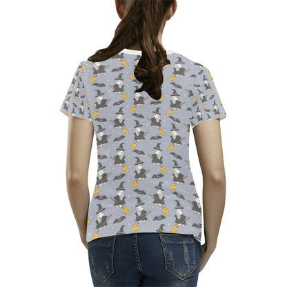 Witch Print Design LKS307 Women's  T-shirt