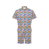 Surfboard Pattern Print Design LKS303 Men's Romper