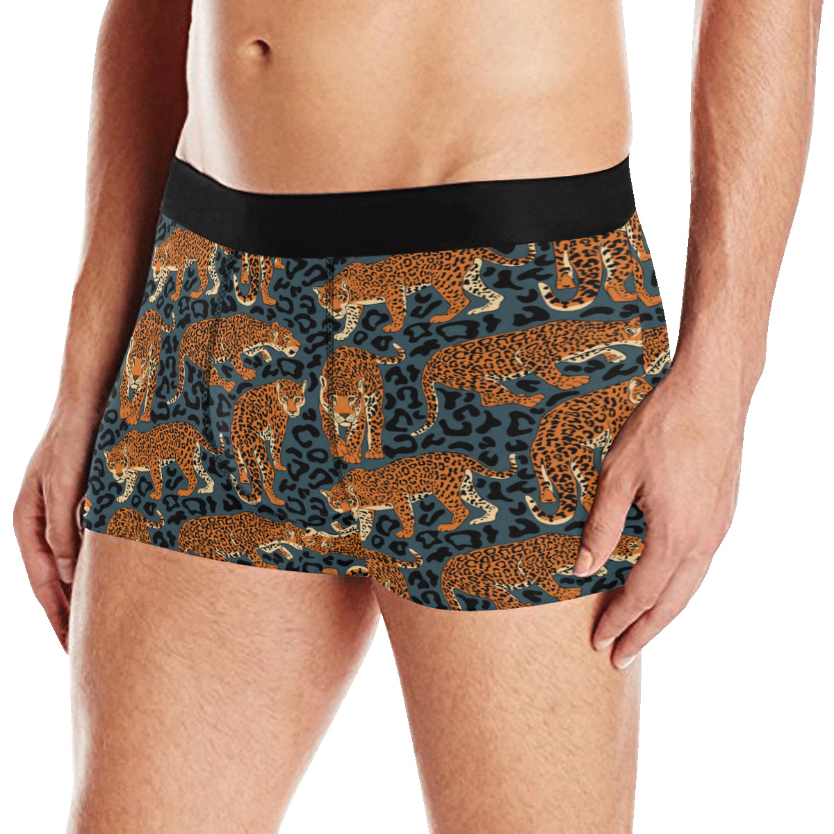 Jaguar Pattern Print Design 04 Men's Boxer Briefs