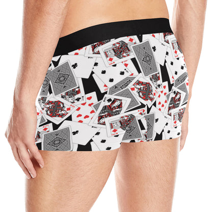 Poker Cards Pattern Print Design A04 Men's Boxer Briefs