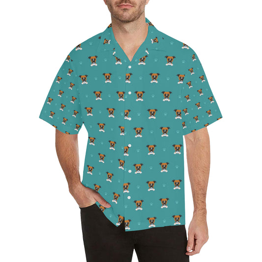 Boxers Pattern Print Design 03 Men's Hawaiian Shirt