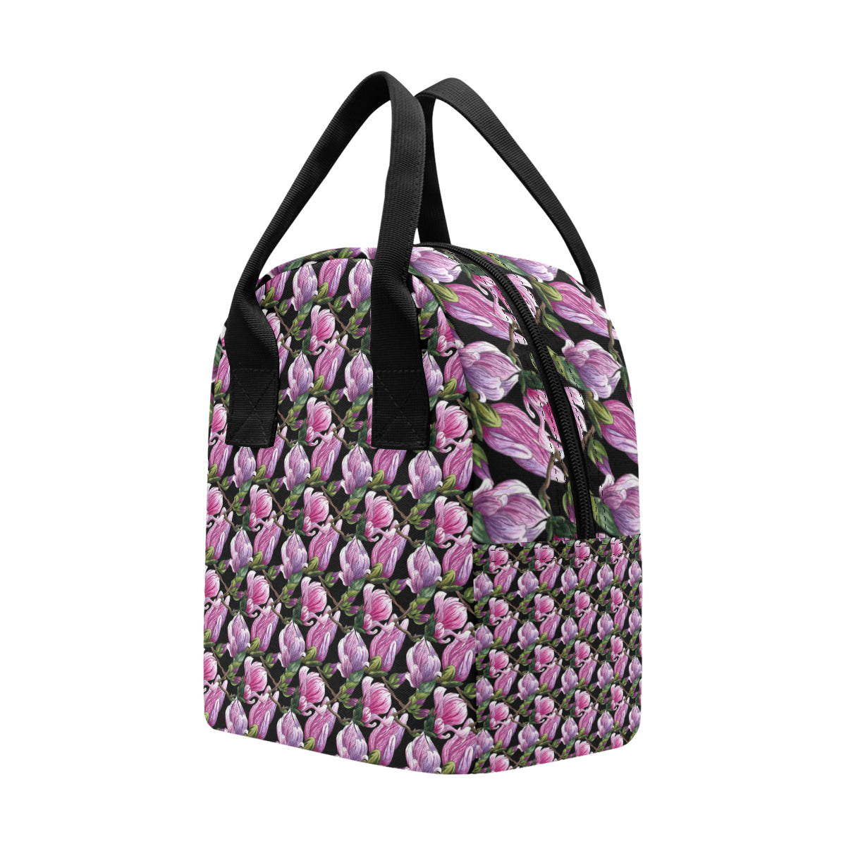 Magnolia Pattern Print Design MAG011 Insulated Lunch Bag