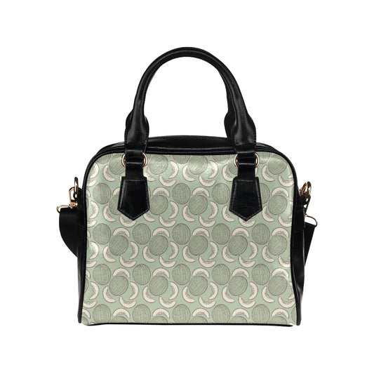 Cantaloupe Pattern Print Design 01 Shoulder Handbag