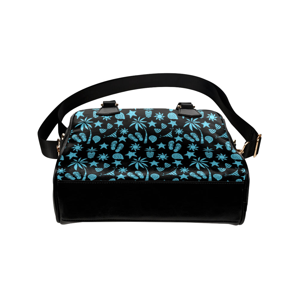 Beach Scene Pattern Print Design 03 Shoulder Handbag