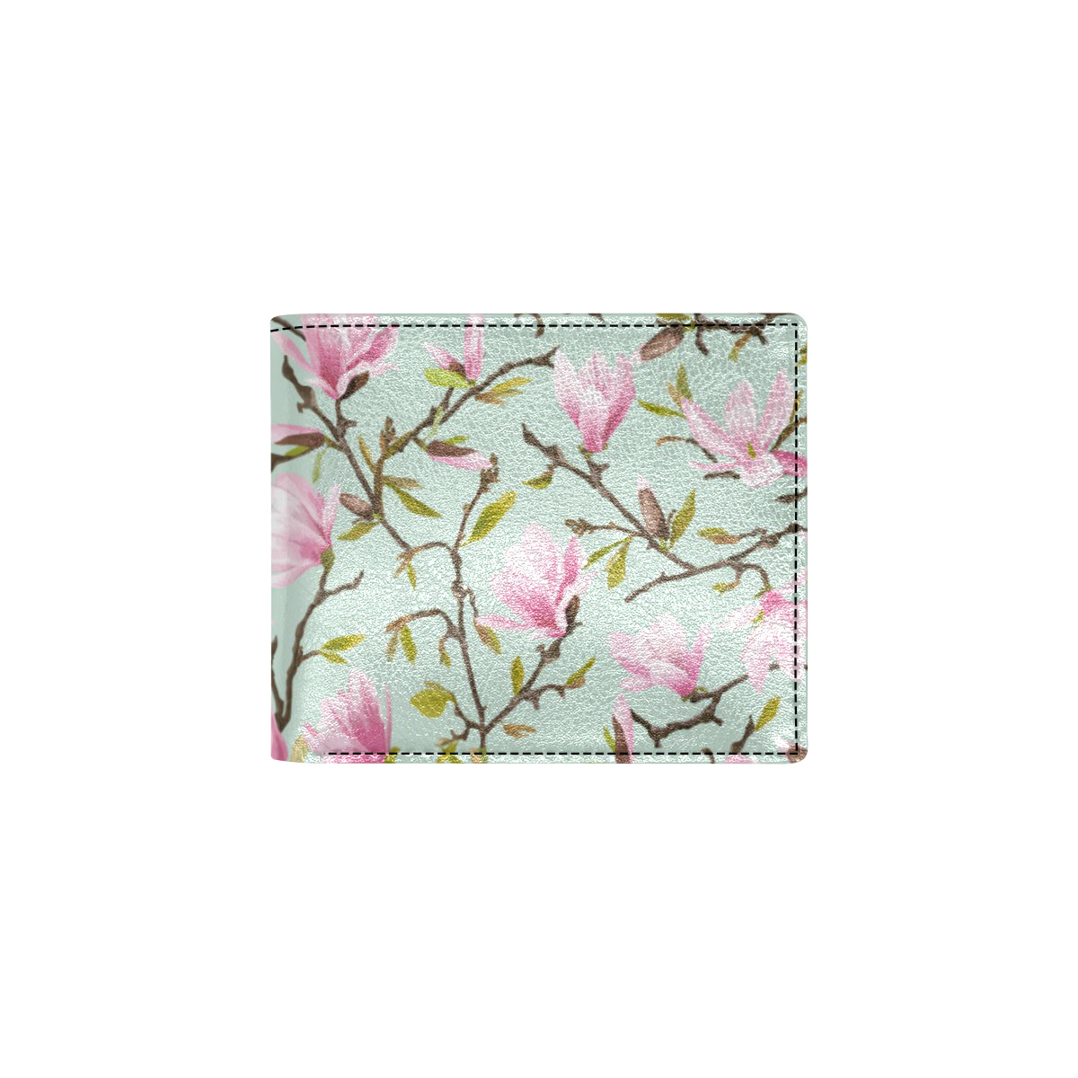 Magnolia Pattern Print Design MAG04 Men's ID Card Wallet