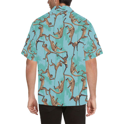 Monkey Pattern Print Design 04 Men's Hawaiian Shirt