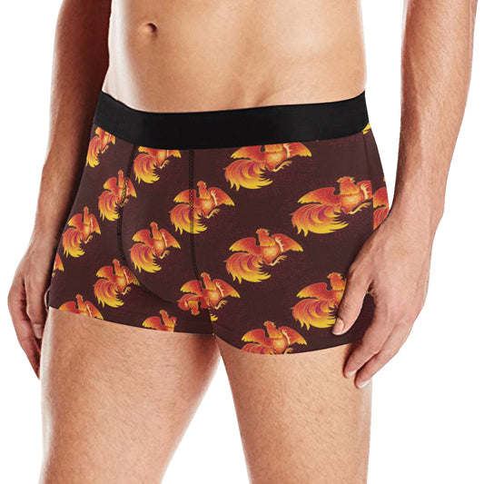 Rooster Pattern Print Design A04 Men's Boxer Briefs