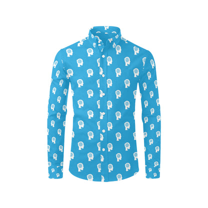 Psychology Pattern Print Design A03 Men's Long Sleeve Shirt