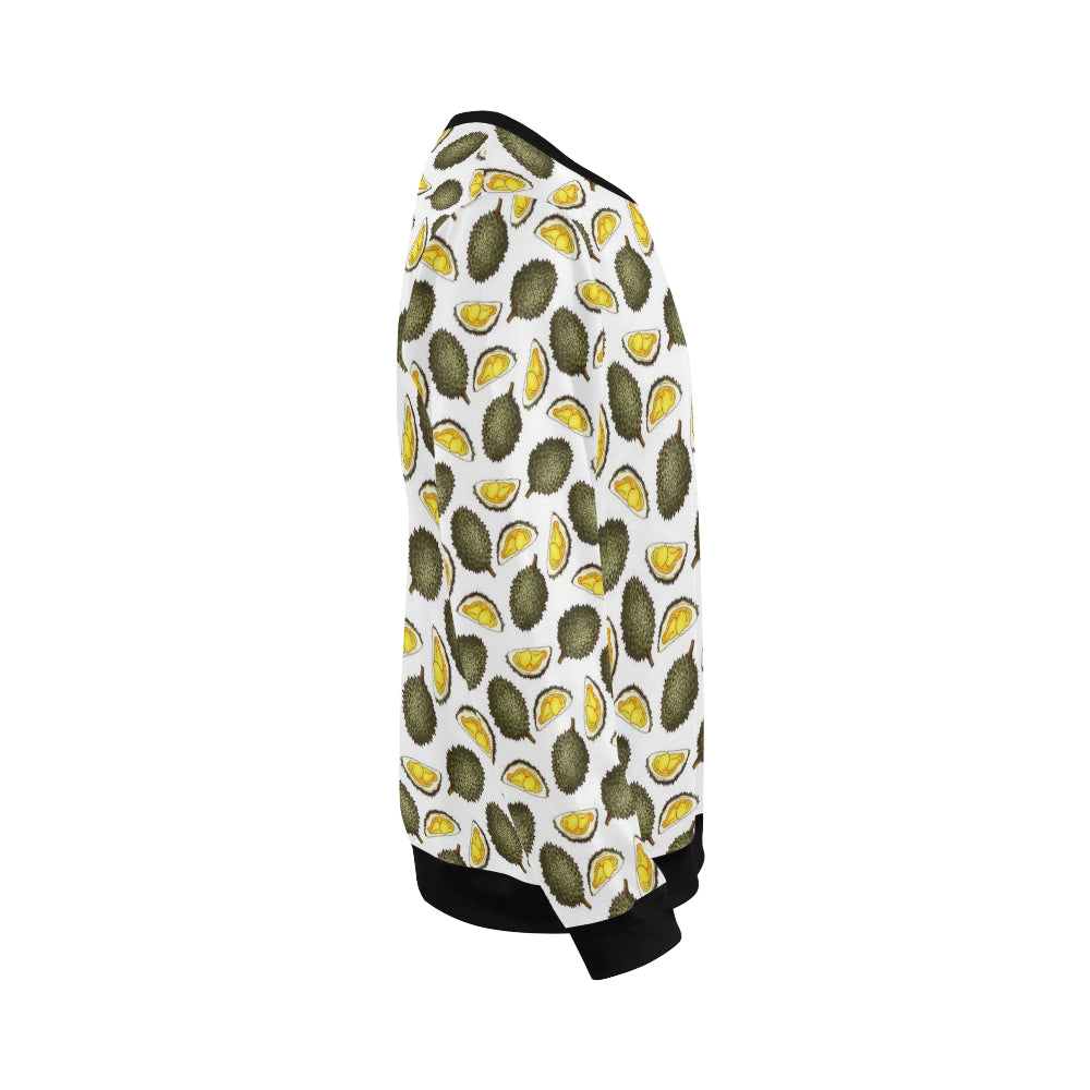 Durian Pattern Print Design DR03 Men Long Sleeve Sweatshirt